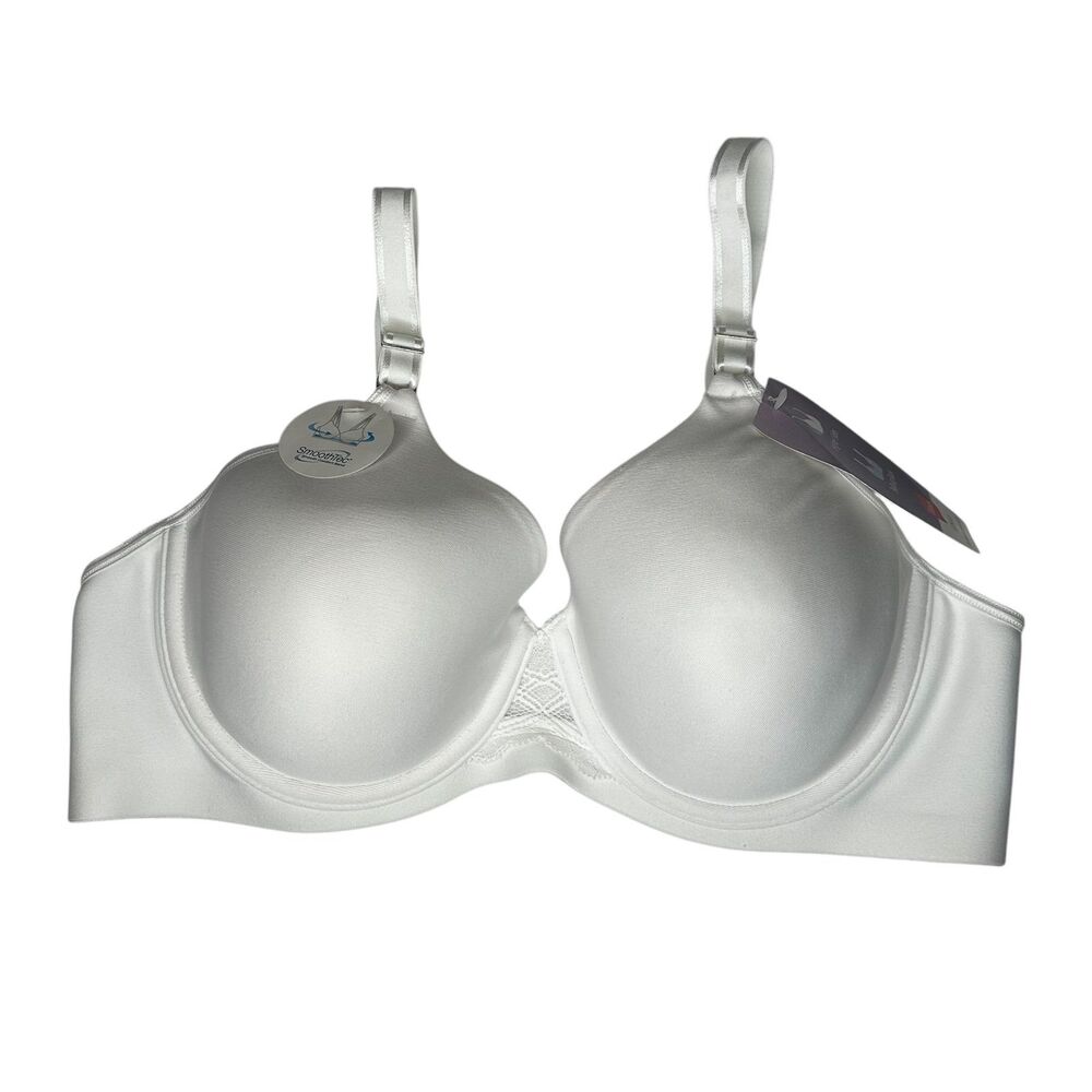 New Hanes white lined bra 34D